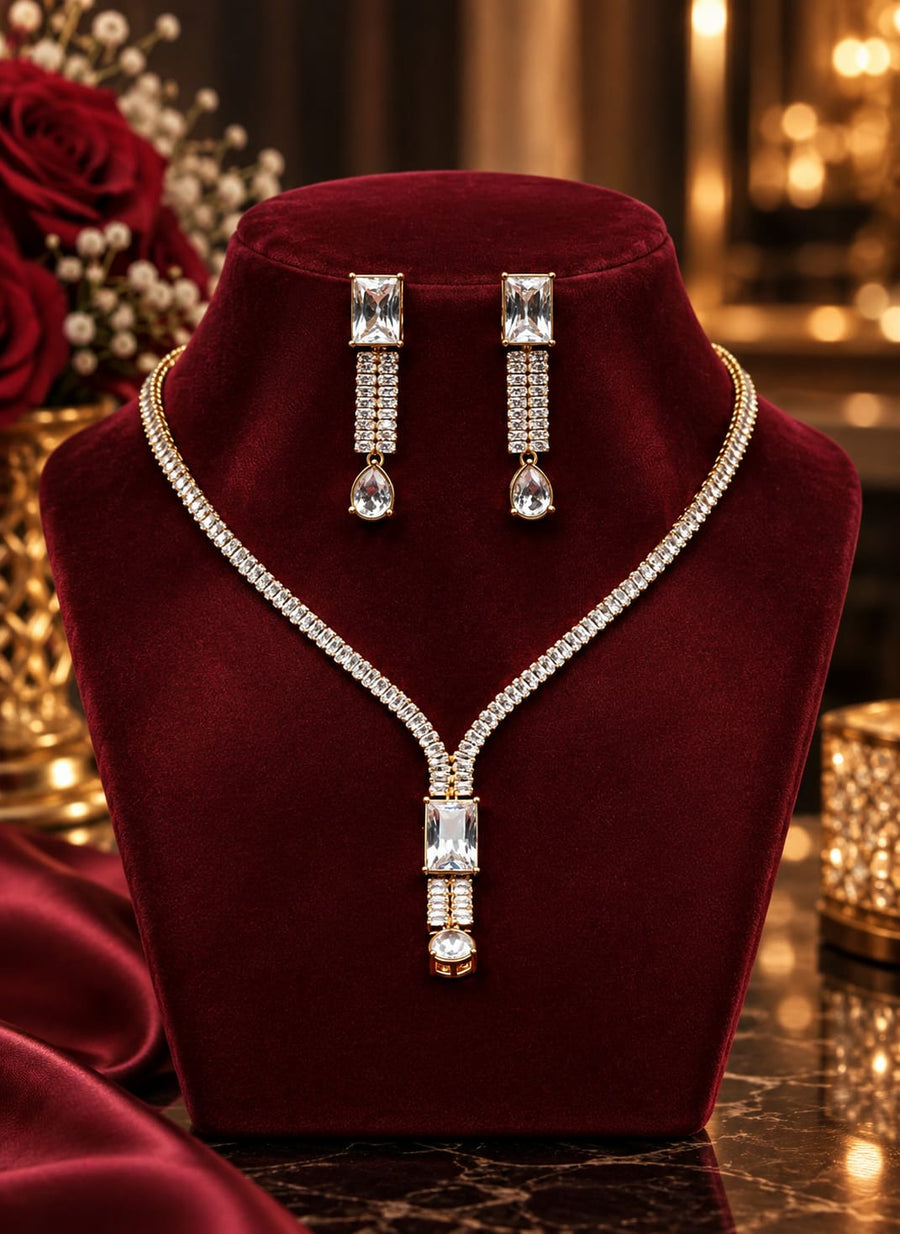 Heavy Bridal Jewelry Set – Waterproof Premium Quality