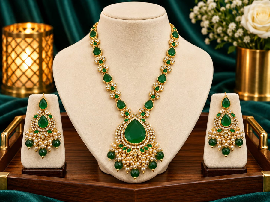 Heavy Bridal Jewelry Set – Waterproof & Premium Quality