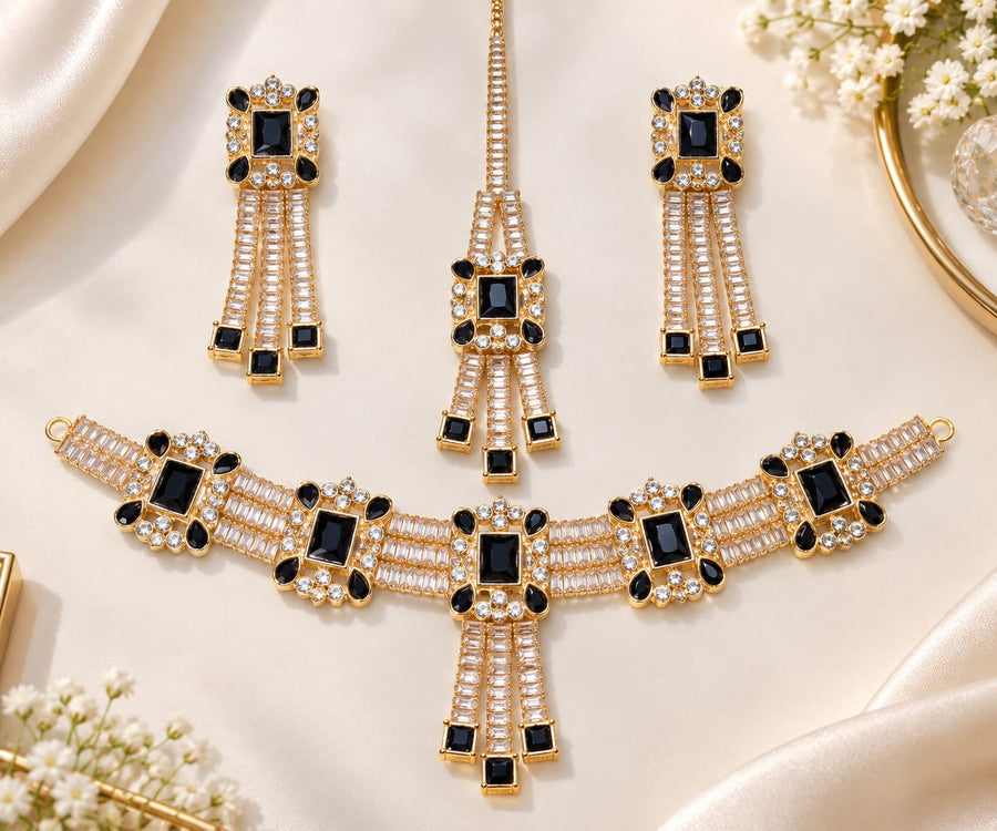 Heavy Bridal Jewelry Set – Waterproof & Anti-Tarnish