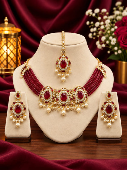 Heavy Bridal Jewelry Set – Waterproof & Anti-Tarnish