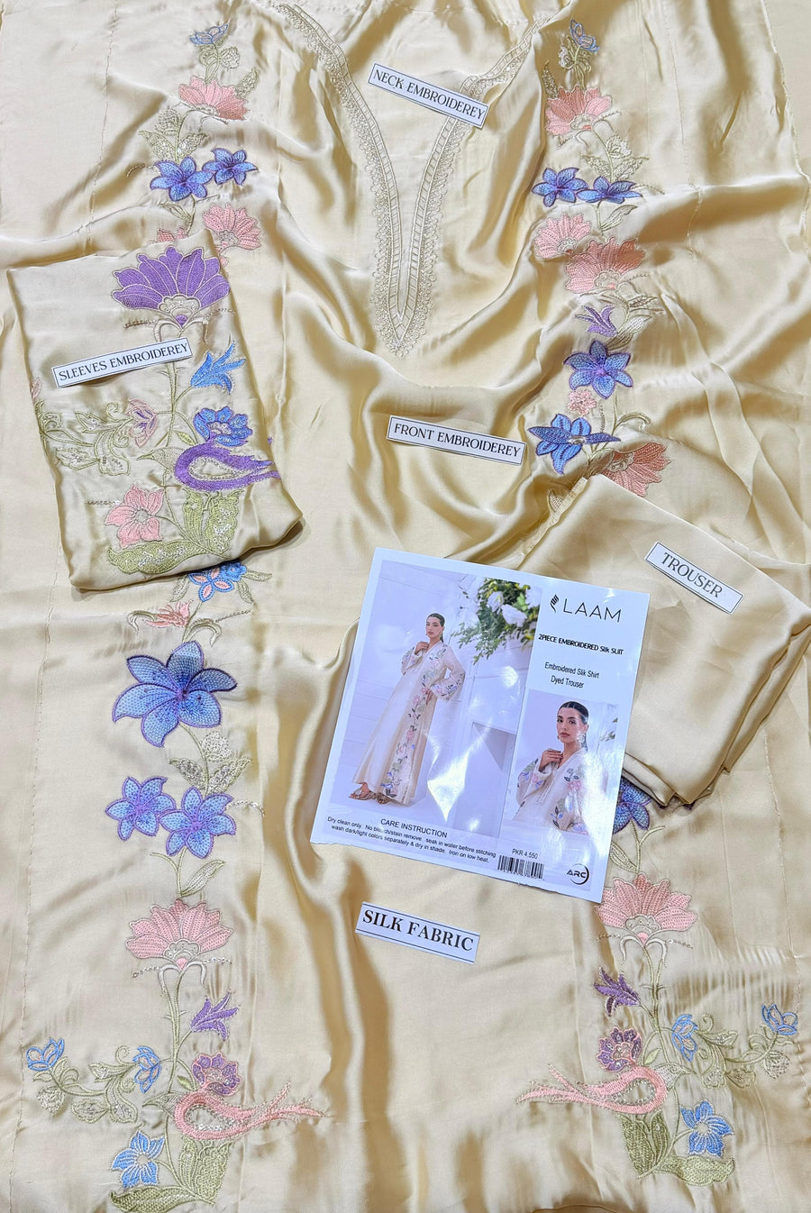 ETHNIC / LAAM Winter 2026 – Shamoz Silk Heavy Embroidered 2PC Suit