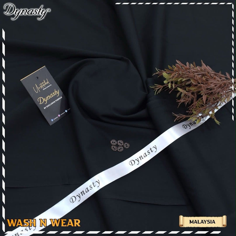Dynasty Men’s Mid Summer Luxury Wash & Wear Unstitched Fabric (4 Meters)
