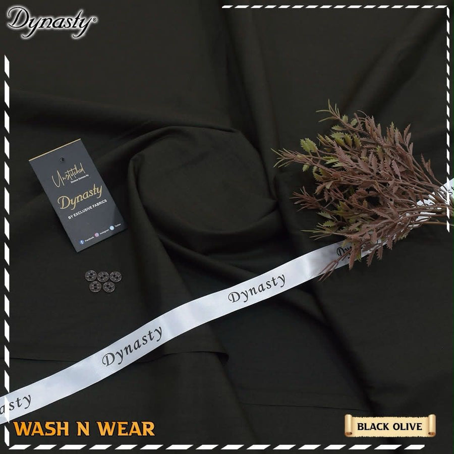 Dynasty Men’s Mid Summer Luxury Wash & Wear Unstitched Fabric (4 Meters)