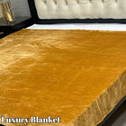 Premium Super Soft AC Fleece Double Bed Blanket (Elegant Bag Packing Included)