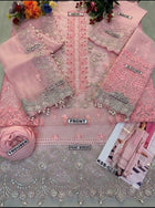 Elaaf Bridal Grey Organza Handwork Embroidered Suit – Adda Work, Pearls & Ready-to-Wear Dupatta