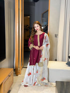Preet Pret Wear Winter Collection 2026-2027 | 3PC Embroidered Dhanak Suit (NF 3036)
