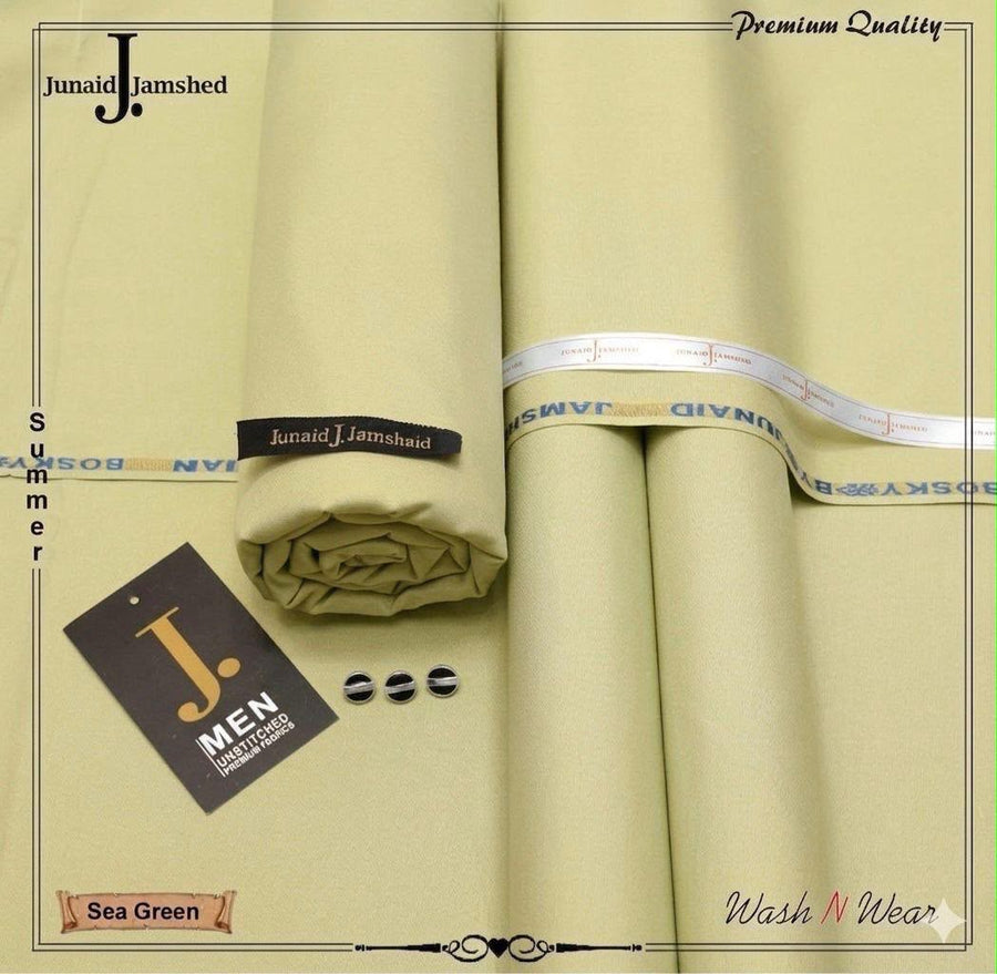 J. Junaid Jamshed Men’s Summer Wash & Wear Collection | 4 Meters Unstitched Suit