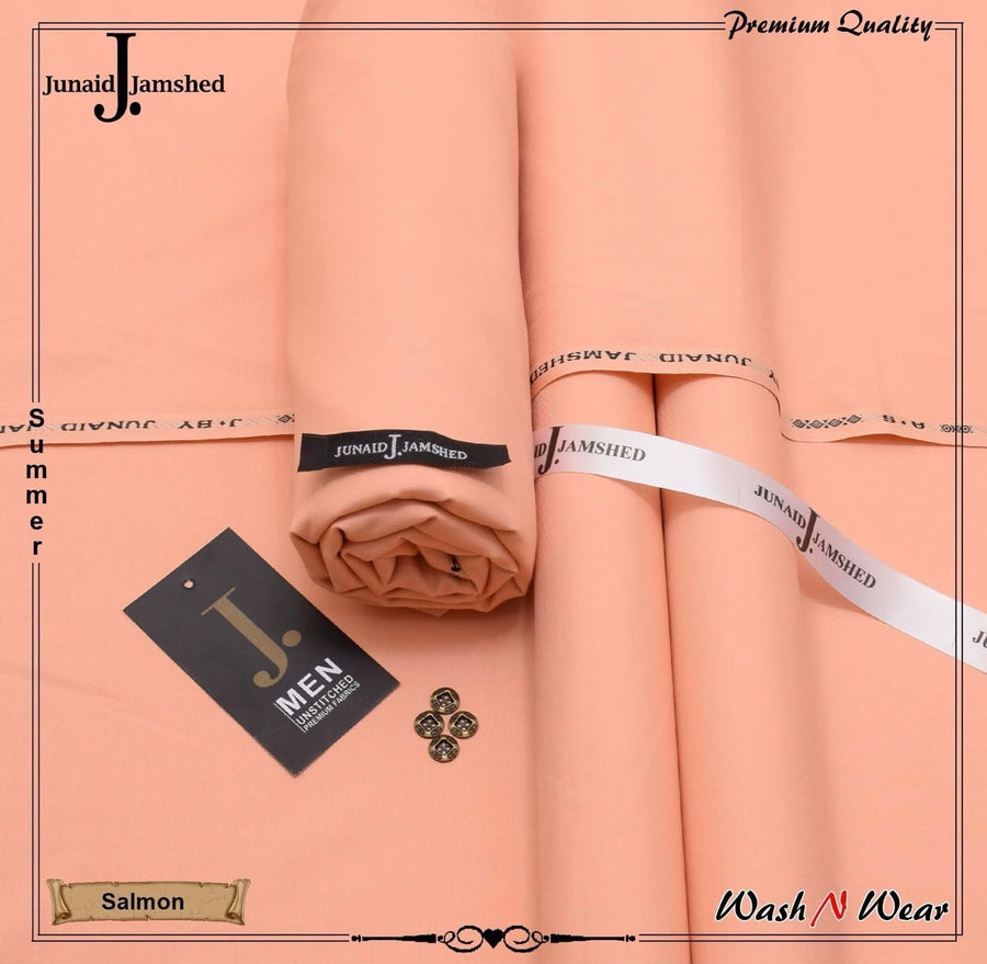 J. Junaid Jamshed Men’s Summer Wash & Wear Collection | 4 Meters Unstitched Suit