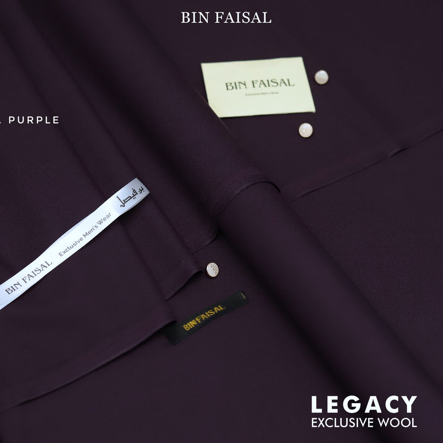 Bin Faisal Legacy Italian Inspired Merino Wool Blend Winter Collection | 4 Meters