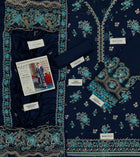 KAHF Premium Air-Jet Dhanak 3-Piece Embroidered Suit (Code: NF 436)
