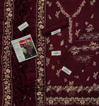 KAHF Premium Air-Jet Dhanak 3-Piece Embroidered Suit (Code: NF 436)
