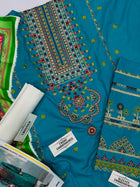 COCO by Zara Shahjahan Premium Dhanak 3-Piece Embroidered Suit (Code: NF 1228)