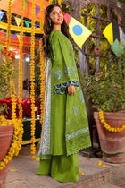 Naqshkar Luxury Winter Collection – Premium Air-Jet Dhanak 3-Piece Chikankari Suit with Cutwork Woolen Shawl