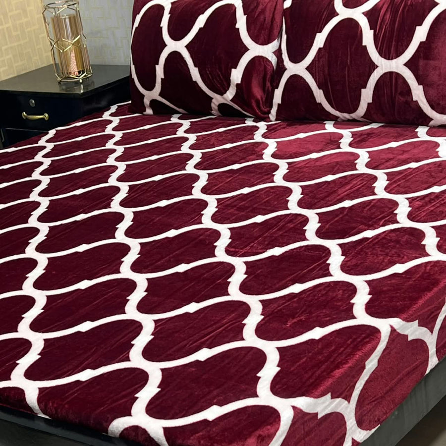 Luxury Soft Fleece 3-Piece Bedsheet Set – 100% Color Guarantee