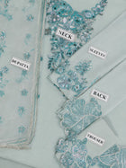 Elegant Embroidered Chiffon Suit – 3 Piece