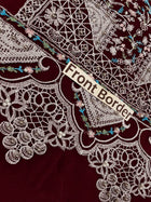 Freesa-17 – Elegant Maroon 3-Piece Suit