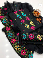 Trending Cotton/Lawn 3-Piece Embroidered Suit