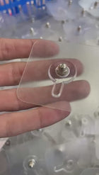 Transparent Self-Adhesive Wall Hooks Sticker – Strong Hold, No Drill, Damage-Free Hanging - Pack of 10