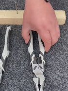 Heavy Duty 9 In 1 Multi Function Pliers Nail Pry Wire Stripper Cutter CR V Steel Professional Tool