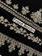 Agha Noor Luxury Chiffon Embroidered - Black